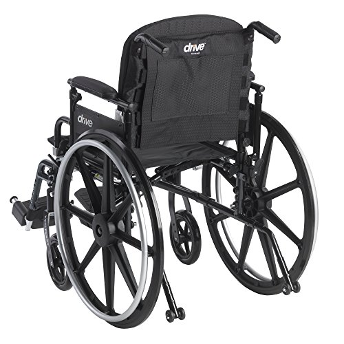 Drive Medical 14300 Adjustable Tension Back Cushions, Black
