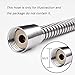 HOMEIDEAS Kitchen Pull-Out Faucet Male Spray nozzle Head G1/2 Faucet Head Replacement,Polished Chrome
