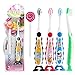 Kids Toothbrush,Stand-up Children Toothbrush,Silky Soft Bristles Designed for Smaller Teeth and Gums, For 3 Years and Up, Random Color