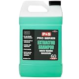 P&S Professional Detail Products Extractor Shampoo – Foam-Free Carpet & Upholstery Cleaner – 60:1 Concentrate – pH Balanced for All Materials – For Carpet Extractors – 1 Gallon