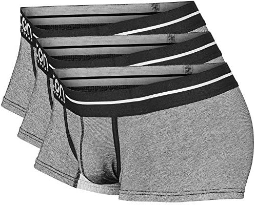 Icon Basewear Low-Rise Boxer Brief Underwear Trunks, Three-Pack