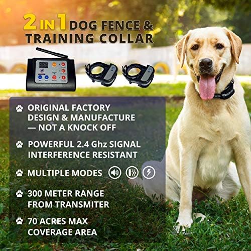 Freedom Distribution Enterprises Upgraded Wireless 2in1 Dog Fence and