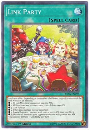 Amazon 遊戯王 英語版 Igas En098 Link Party リンク パーティー ノーマル 1st Edition トレカ 通販
