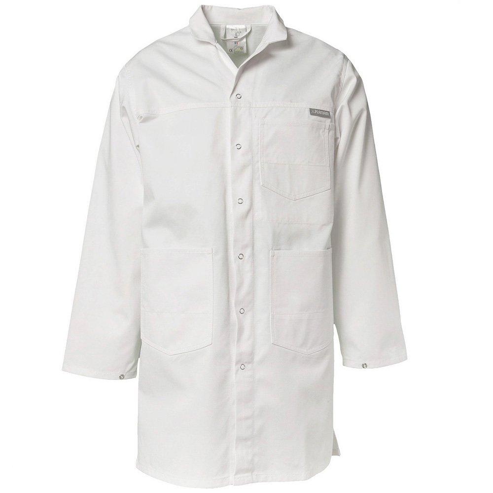 Planam 853052 Size 52 "MG 260" Coat - White