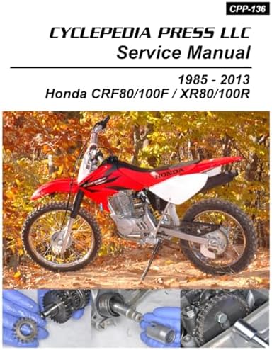 1995-2007 Honda CR80 CR85 Cyclepedia Printed Motorcycle Service