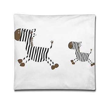 Amazon Com Phyllis Walker Pillow Shams Zebra Running Square Throw