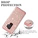 Samsung Galaxy S9 Plus Case, Style4U Phone Cover [Shockproof] S9+ Stylish Case Sparkle No-Mess Glittler Armor Bling Protective Phone Cover for Samsung S9 Plus [Rose Gold / Rose Gold]