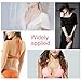 BBDINO Invisible Breast Lift Pasties, Silicone Invisible Lift Up Bra, Adhesive Nippleless Covers Extra Thin & Soft 4.7 Inches Skin Color