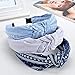 AutumnFall Yoga Sports Headband,Women’s Elastic Athletic Hairband,Women’s Sweatband, Lightweight Working Out Bandanas Headbands (Navy -2)