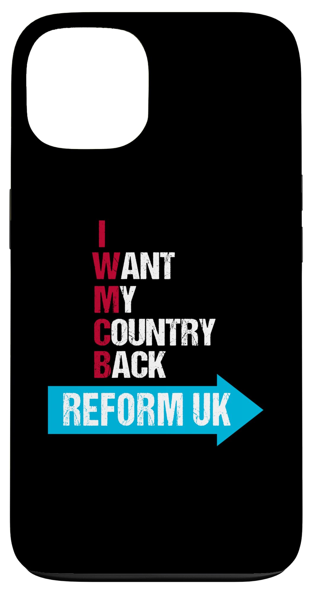 I want my country back - Reform UK Case for iPhone 13