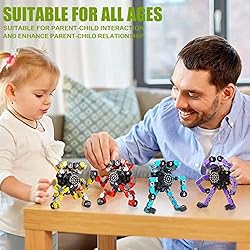 6PCS Transformable Fingertip Gyro Toy Chain Robot