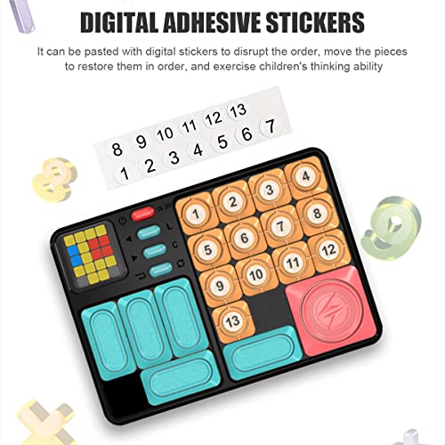 Fistone Electronic Super Slide Puzzle Brain Games Teaser Puzzles Travel Toys Interactive Digital