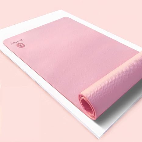 Amazon Co Jp ヨガマット フィットネスマット 家庭用ヨガマットtpe環境にやさしい素材 バイオニックパターン シンプルで寛大な両面差分パターン 滑り止め 複数の色 ホーム キッチン