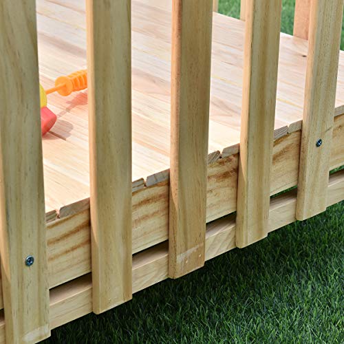 image for Costzon Kids Retractable Playhouse w/ Sandbox Canopy, Non-Woven Fabric