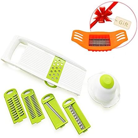 French Fry Potato Chip Cut Cutter Vegetable Fruit Slicer Chopper Chipper Blader (Promotional Comb)