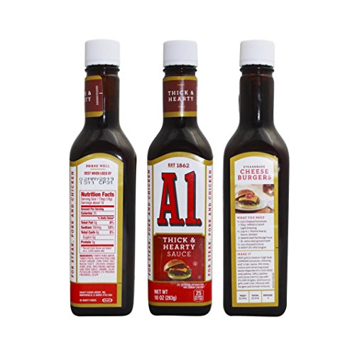 A1 Steak Sauce Deluxe Variety Pack Featuring Bold and Spicy Tabasco, Thick and Hearty, and