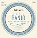 D'Addario Banjo Strings, Phosphor Bronze, EJ69B, Light Gauge 9-20, 5-String Set, Pack of 1