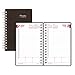 Brownline 2017 DuraFlex Daily Planner, Twin-Wire, Black, 8