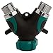 2 way Garden Hose Splitter with Comfortable Rubberized Grip for Easy Garden Life,FULL METAL BODY Y Ball Valve Hose Connector Fits With Outdoor Faucet, Sprinkler / Drip Irrigation Systems