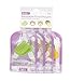 Rhoost Reusable Refillable Baby and Toddler Food Pouches, BPA Free Phthalate Free Storage Container Bags, Dishwasher & Freezer Safe (4 Pack), 4.5 oz