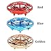 AllSeasons Hand Control Anti-Collision, Gravity Defying Flying Mini Drone UFO Ball Aircraft Toy with LED Light for Boys and Girls (Gold)