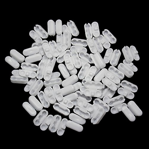 Dreamtop 50X Plastic Replacement Vertical Roman Roller Blind Ball Chain Cord Connector Clips - Thumbnail 2