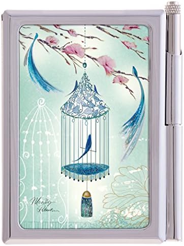 Maranda Marilyn Roberts Poetry Bird cage Handbag Notepad &amp; Pen Set USNP151