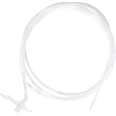 Plotor 2Pcs 2m Spray Foam Tubes, Flexible Spray Tube Nozzle, Clear | Plastic Build, 2M Length, Tubular Nozzle Design, Easy To Attach, For Gap Filling, Window Sealing, Home Repair, Replacement