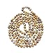 MGR MY GEMS ROCK! Endless Infinity Style 8MM Polished or Matte Finish Semi-precious Genuine Picture Jasper Beaded Long or Multi-Strand Necklace, 60