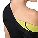 HAMACTIV Neoprene Hot Sweat Sauna Body Shapers T-Shirts with Zipper Slimming Tank Top Vest Weight Loss Gym Yoga Sports Vest Hot Thermo Fitness Anti-Cellulite (Sauna Suit T Shirt, 3XL-Old)