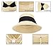 Livingston Women's Wide-Brim Plaited Straw Sunhat with Decorative Bow