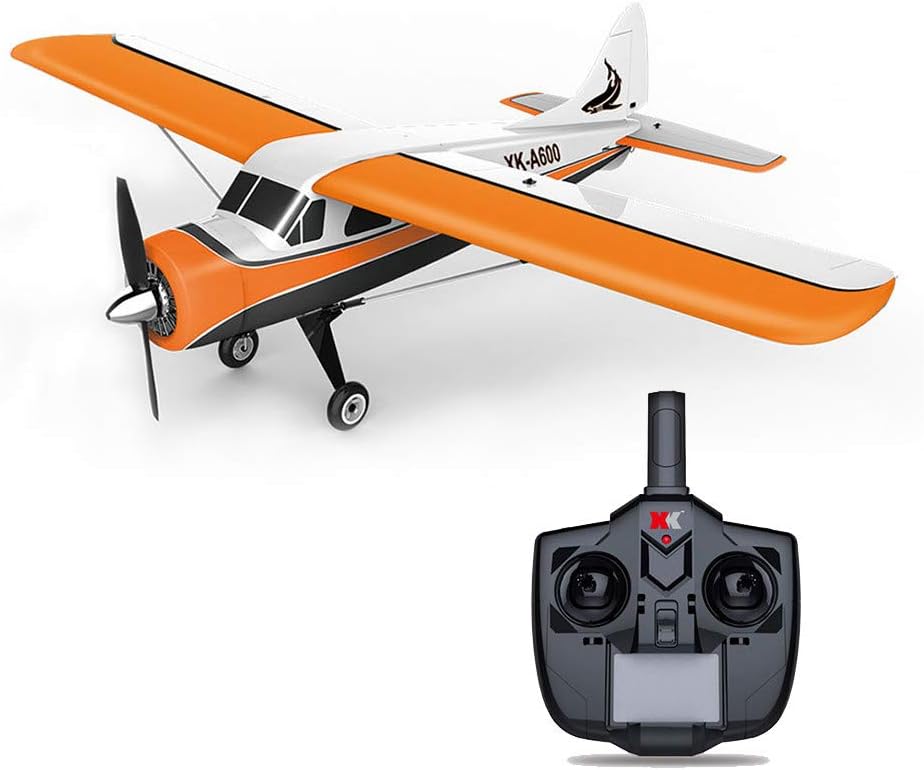 RC Airplane, Fineser XK DHC-2 DHC2 A600 5CH 3D6G System Brushless RC Airplane Compatible Futaba RTF