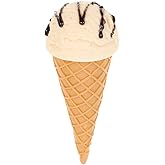 Garneck Fake Ice Cream Cone Prop: Realistic Artificial Vanilla Ice Cream Pretend Food Desset Model for Shop Window Display Home Kitchen Decor Photography