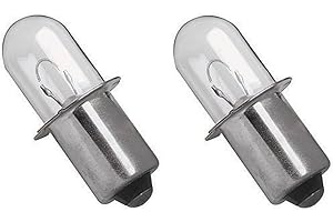 GULUANT 2 Pack 18 Volt Flashlight Replacement 1619P05627 Xenon Bulb for SKIL 2897 Model