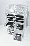 Unique Home Acrylic Jewelry and Cosmetic Storage Makeup Organizer Set, 4 Piece (Kitchen)
