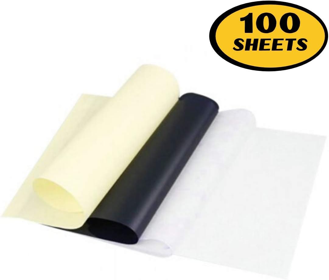 Tattoo Transfer Paper 100 Sheets Thermal Tattoo Stencil