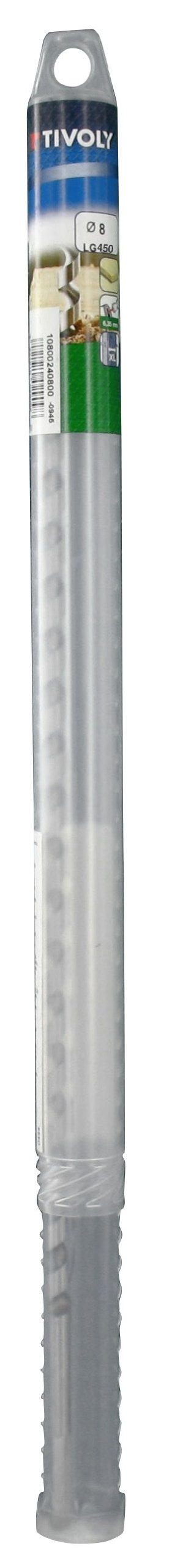 TIVOLY Technic 10800241600 Single Spiral Wood Drill Bit Hex Shank Intensive Use Diameter 16 mm Length 450 mm Flat Drill Bit