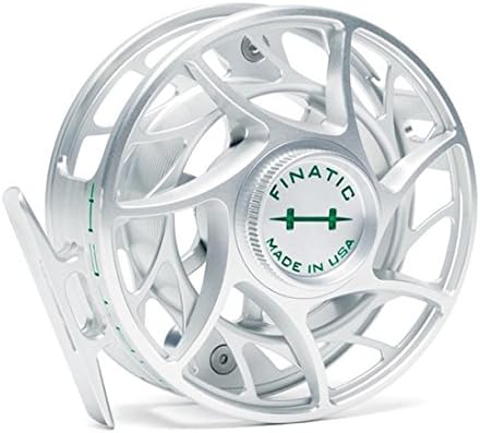 Hatch Finatic 7 Plus Large Arbor Fly Reel - Clear/Green - Free Overnight Shipping