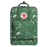 Fjallraven - Kanken Art Laptop 17" Special Edition Backpack for Everyday, Green Fable