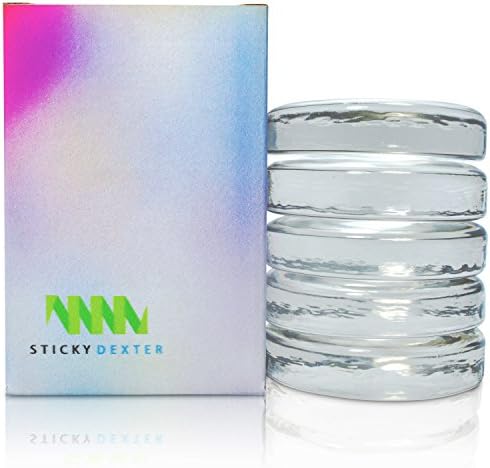 (5-Pack) Glass Fermentation Weights for Fermenting Sauerkraut, Pickles, and Fermented Goods - Wide Mouth Mason Jar Canning Glass Weights