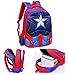 School Backpack for Boys Kids Schoolbag Student Bookbag Rucksack Waterproof Shoulder Bag Daypack with Anime Super Hero (A01, Large:16.5x12.6x5.5 in)
