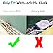 [20-Count] Chalkboard Chalk, PENNX Non-Toxic Dustless 12 White Chalk and 8 Colored Chalk (4 Colors, 2 of Each) with 2 free chalk holders for School and Office Use