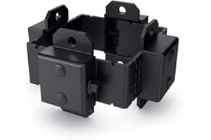 Ozco Building Products 51783 Ironwood 4x4 Post Band, (1 per Pack), Black