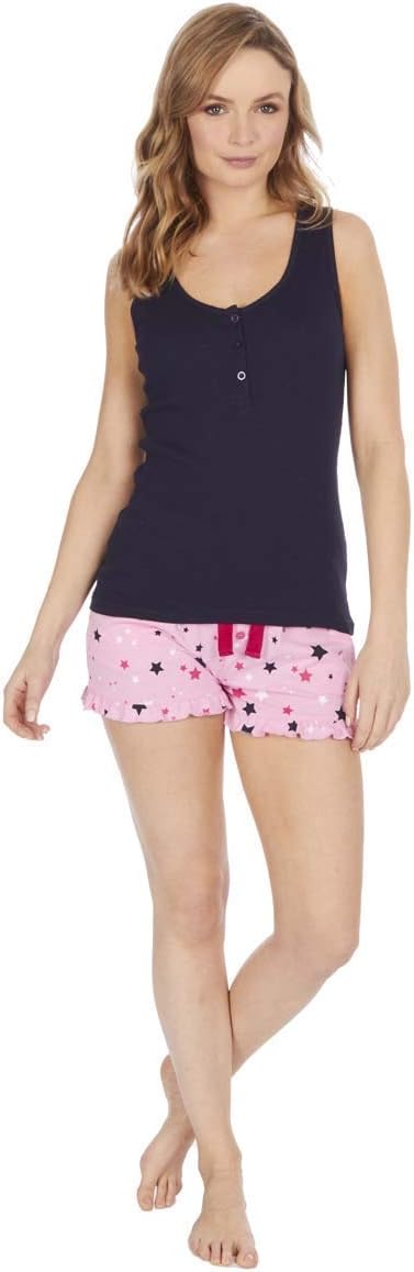 Summer T Shirt Top and Shorts Pyjamas