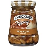 Smucker's Walnuts in Syrup Topping 5oz Jar (Pack of 3)