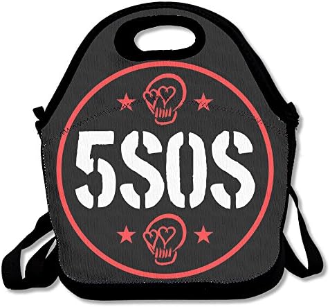 5 Seconds Of Summer 5SOS Gourmet Getaway Lunch Box Black