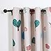 Melodieux Cartoon Trees Room Darkening Blackout Grommet Top Curtain/Drapes for Kids Room, 52