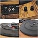 EasyGoProducts Guitars Shaped Vertical Bluetooth Turntable – 3 Speed Record Player – Auto Stop Featurethumb 3
