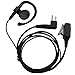 TENQ 2 Pin Ear Clip Earpiece Headset for Two Way Radio Motorola CLS1110 CLS1410 CLS1413 CLS1450 CLS1450C (Pack of 1)