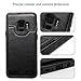 MMHUO Galaxy S9 Wallet Case, Premium PU Leather Galaxy S9 Case with Credit Card Holder Double Magnetic Buttons Flip Shockproof Protective Cover Samsung Galaxy S9 5.8 Inch (2018) - Black